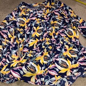 Falls creek Hawaiian blouse size M